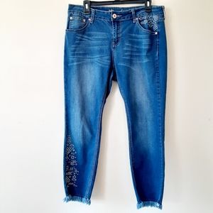 * ND Weekend Raw Hem Skinny Jeans Sz 12
